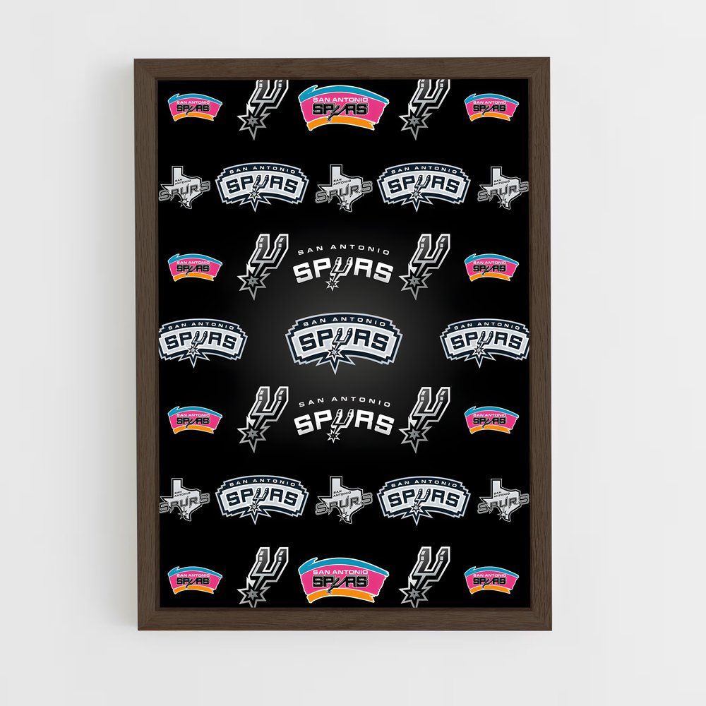 Poster San Antonio Spirit – affiche Basketball (vue 5)